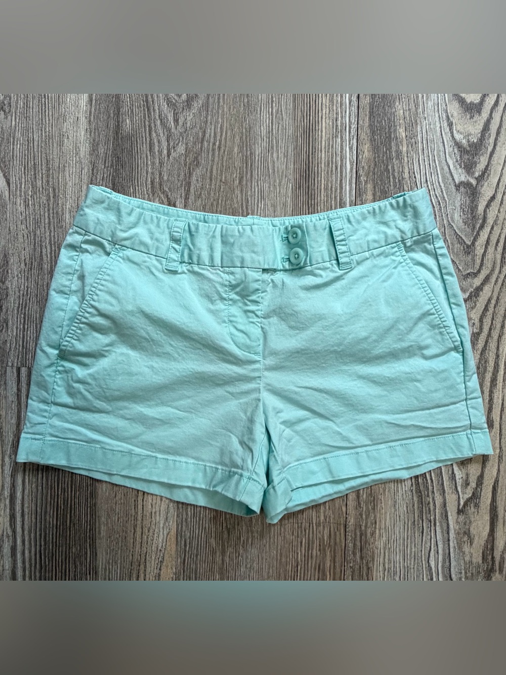 Vineyard Vines Women’s Aqua Blue  Eveyday Stretch Shorts Size 0